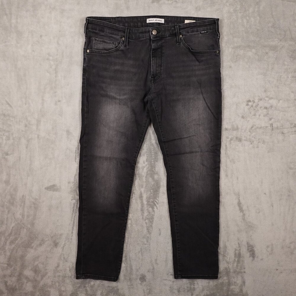 Mavi Jeans Jake Slim Leg men's‎ 38x32 black denim